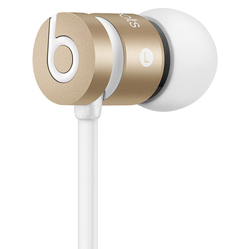 Beats urBeats 入耳式耳机 手机音乐耳机耳塞 (三键线控 带麦) 金色