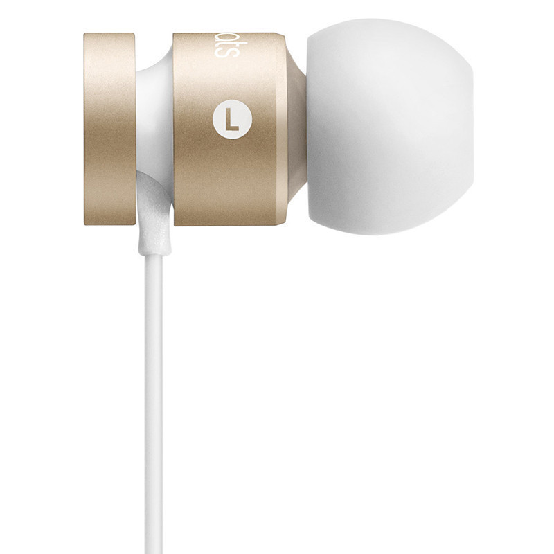 Beats urBeats 入耳式耳机 手机音乐耳机耳塞 (三键线控 带麦) 金色