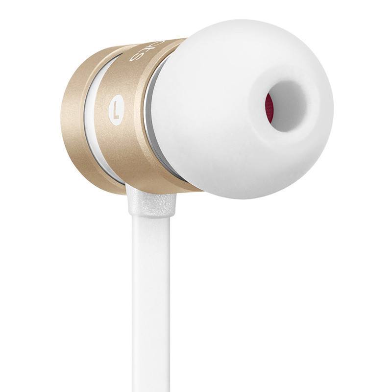 Beats urBeats 入耳式耳机 手机音乐耳机耳塞 (三键线控 带麦) 金色