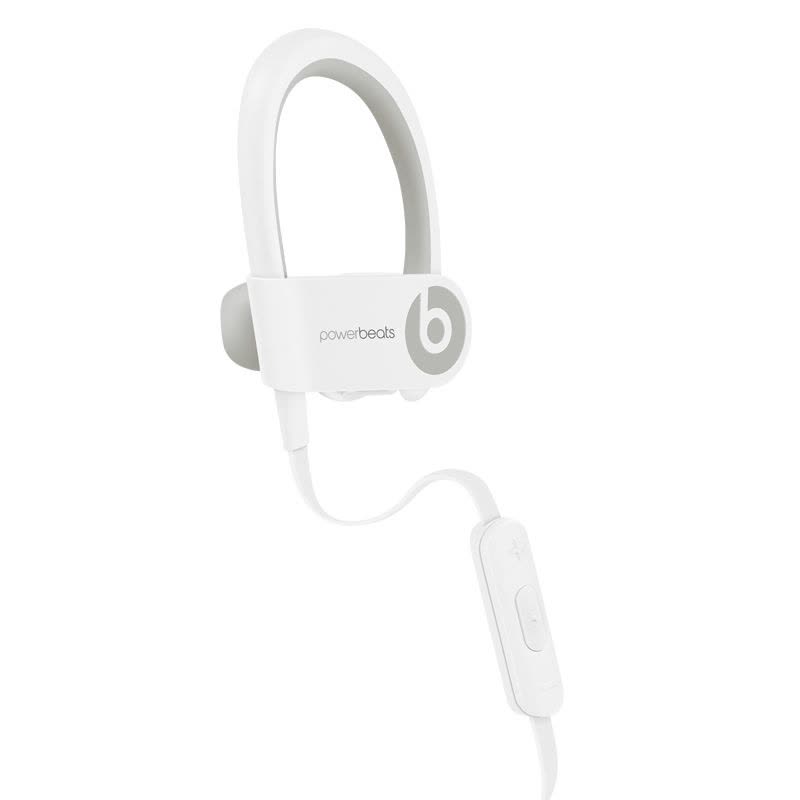 Beats Powerbeats 2 Wireless 无线蓝牙耳机 入耳式运动耳机 耳挂式耳机 (带麦) 白色图片