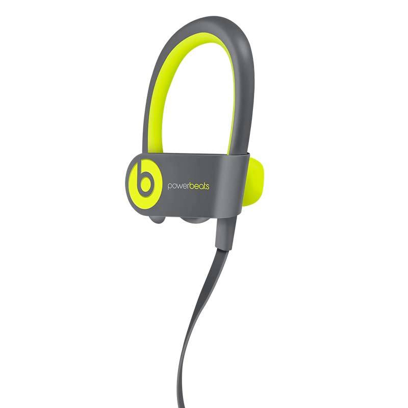 Beats Powerbeats 2 Wireless 无线蓝牙耳机 入耳式运动耳机 耳挂式耳机 (带麦) 荧光黄