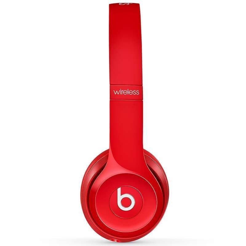 Beats Solo2 Wireless 头戴式蓝牙耳机 无线蓝牙耳机 红色