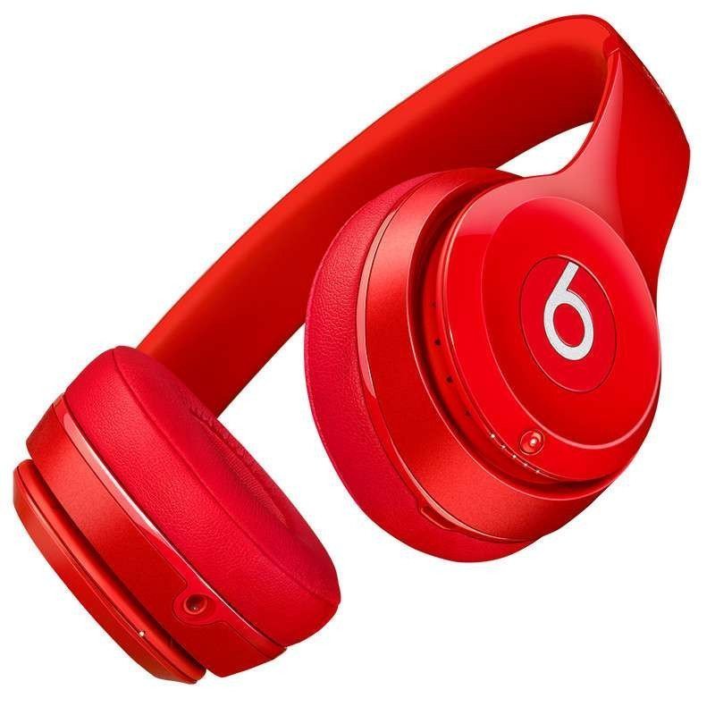 Beats Solo2 Wireless 头戴式蓝牙耳机 无线蓝牙耳机 红色