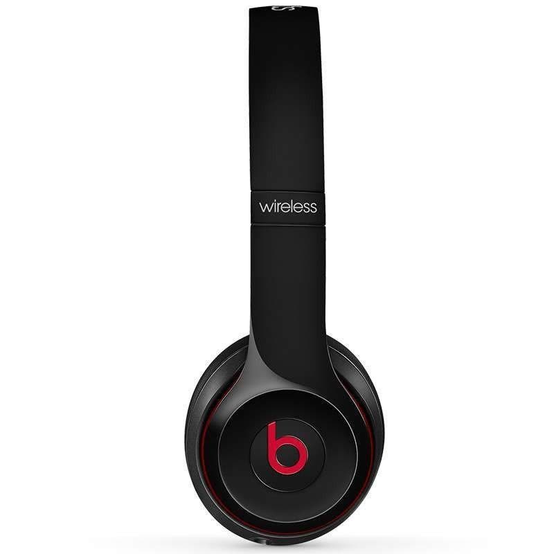 Beats Solo2 Wireless 头戴式蓝牙耳机 无线蓝牙耳机 黑色图片