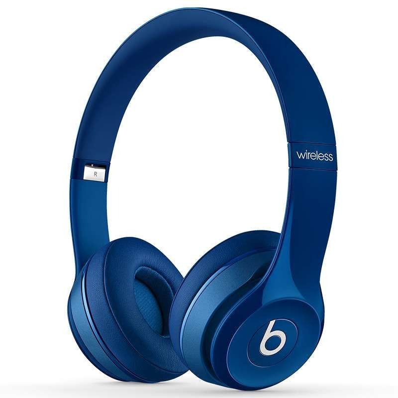 Beats Solo2 Wireless 头戴式蓝牙耳机 无线蓝牙耳机 蓝色