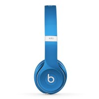 Beats Solo2 头戴式耳机 豪华版 有线耳机 (带麦) 蓝色