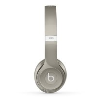 Beats Solo2 头戴式耳机 豪华版 有线耳机 (带麦) 银色