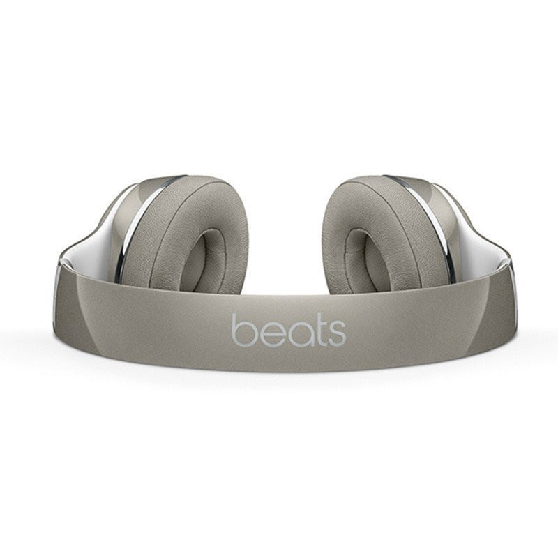 Beats Solo2 头戴式耳机 豪华版 有线耳机 (带麦) 银色