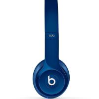Beats Solo2 头戴式耳机 独奏版 有线耳机 (带麦 通用重低音) 蓝色