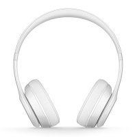 BEATS Solo3 Wireless 无线蓝牙耳机 头戴式蓝牙耳机 带麦可通话跑步运动耳机 白色
