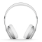 Beats Solo3 Wireless 无线蓝牙耳机 头戴式蓝牙耳机 带麦可通话跑步运动耳机 银色BEATS