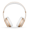 BEATS Solo3 Wireless 无线蓝牙耳机 头戴式蓝牙耳机 带麦可通话跑步运动耳机 金色