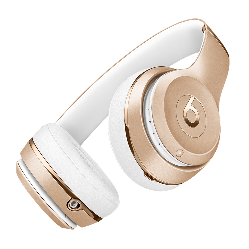 BEATS Solo3 Wireless 无线蓝牙耳机 头戴式蓝牙耳机 带麦可通话跑步运动耳机 金色高清大图