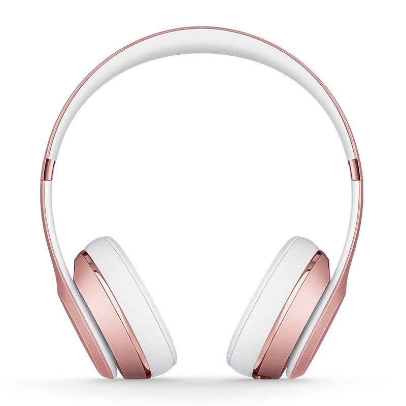 Beats Solo3 Wireless 无线蓝牙耳机 头戴式蓝牙耳机 带麦可通话跑步运动耳机 玫瑰金图片