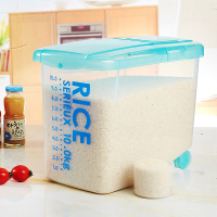 龙士达 10kg塑料米桶储米箱防虫防潮密封米粮缸
