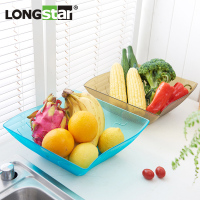 水韵四方果盆 粉色