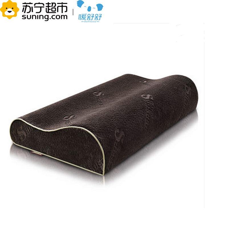 暖舒舒SunSuse 太空记忆枕慢回弹记忆枕头枕芯 颈椎枕头记忆棉护颈保健枕夏冬季 50*30*10-7CM 单个装