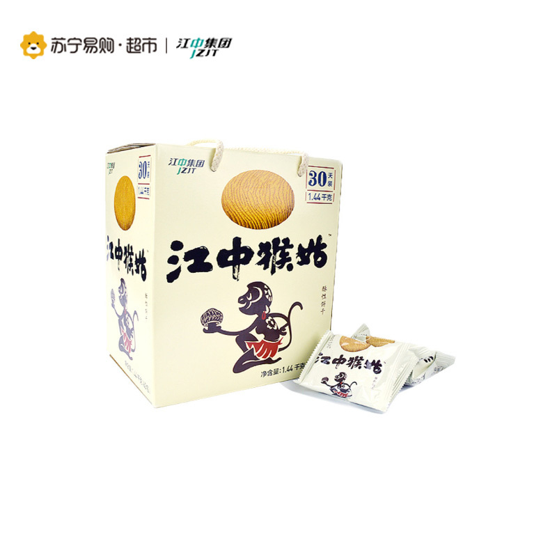 [苏宁超市]江中猴姑猴菇猴头菇酥性饼干1440g