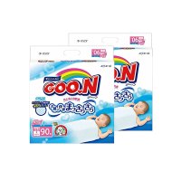 日本原装进口(GOO.N)大王纸尿裤维E系列纸尿裤NB90片*2包