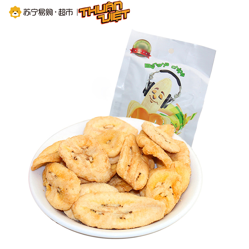 [苏宁超市]顺越芭蕉干100g
