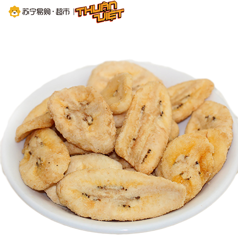 [苏宁超市]顺越芭蕉干100g