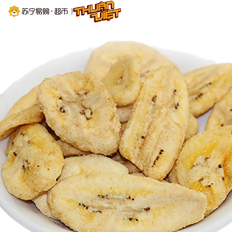 [苏宁超市]顺越芭蕉干100g