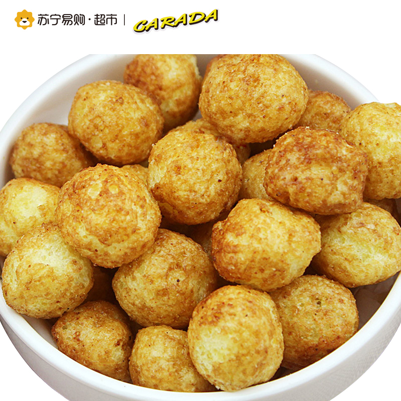 吉隆牌卡啦哒鱿鱼味小丸子(膨化食品)90g