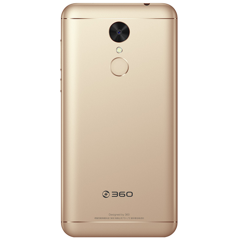 360手机N4A 3GB全网通版 32GB内存 4020mAh大电池 涡轮闪充 全金属机身 流光金色