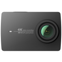 小蚁(YI)4K高清运动相机(黑色)智能摄像机 户外航拍潜水防水防抖相机 智能遥控相机摄影摄像头
