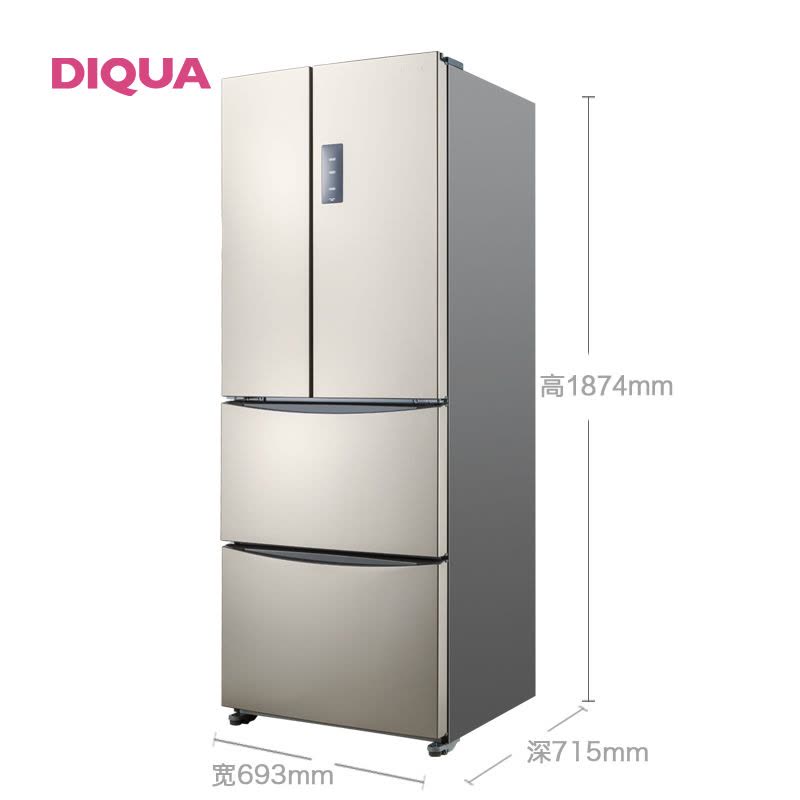 帝度冰箱 BCD-422WM玫瑰金图片