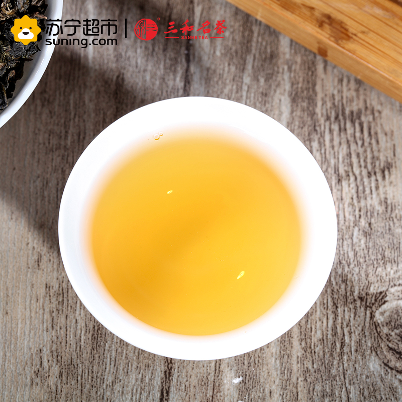 [苏宁超市]三和名茶(SANHE TEA)安溪铁观音茶叶韵香型125g珍珠韵高清大图