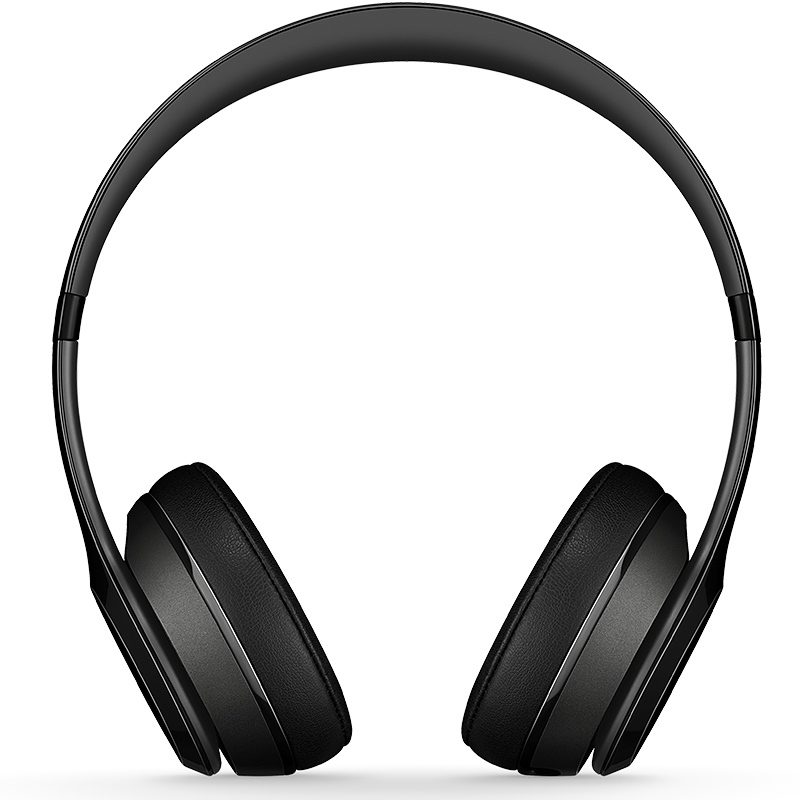 Beats Solo2 头戴式耳机 通用重低音音乐耳麦 黑色 独奏者第二代 带麦 有线版