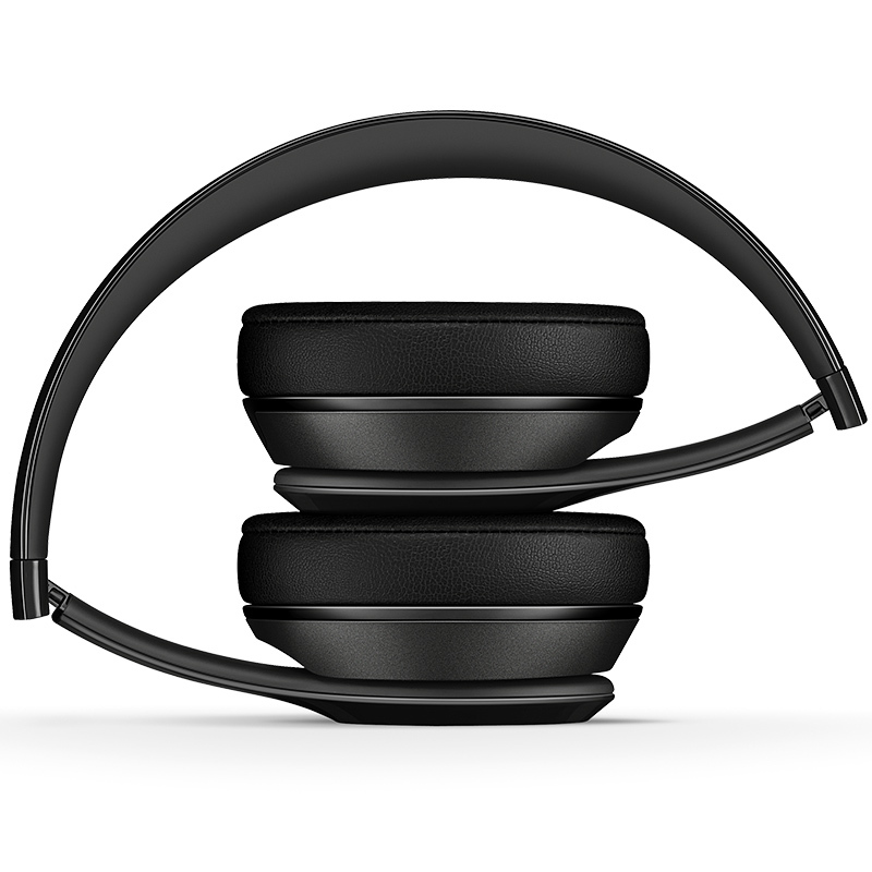 Beats Solo2 头戴式耳机 通用重低音音乐耳麦 黑色 独奏者第二代 带麦 有线版