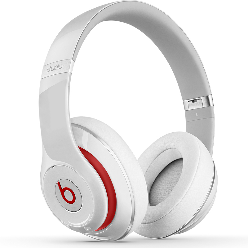 Beats Studio Wireless 头戴式耳机 白色 录音师蓝牙无线版 HiFi 降噪 带麦