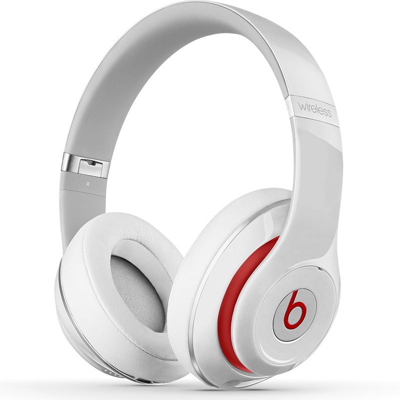 Beats Studio Wireless 头戴式耳机 白色 录音师蓝牙无线版 HiFi 降噪 带麦