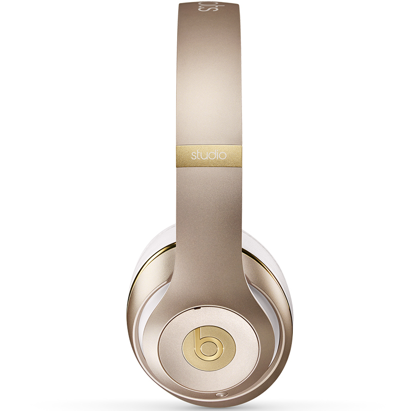 Beats Studio Wireless 头戴式耳机 金色 录音师蓝牙无线版 HiFi 降噪 带麦