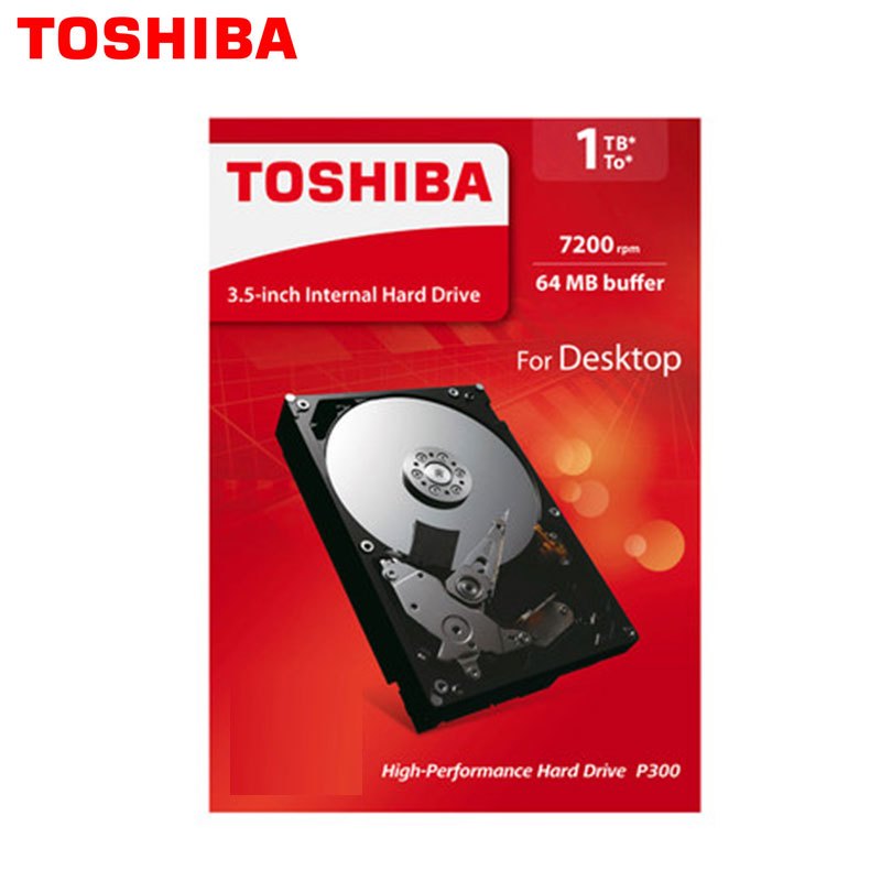 [苏宁自营]Toshiba/东芝 P300系列 1TB 台式机硬盘 SATA3/64M 盒装