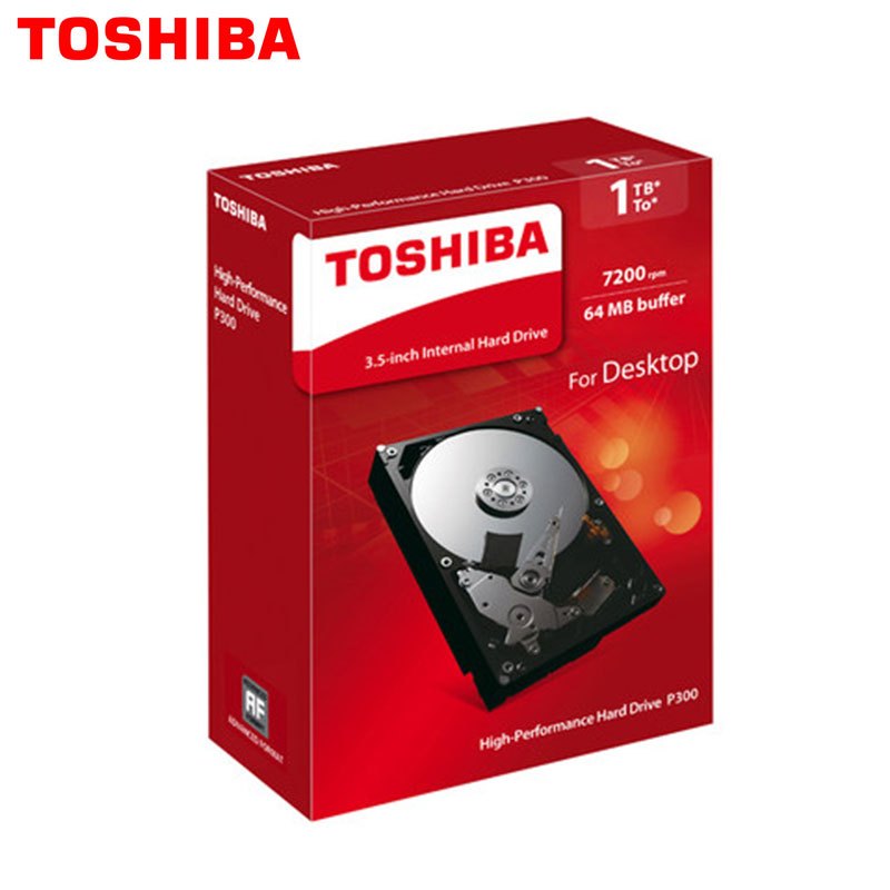 [苏宁自营]Toshiba/东芝 P300系列 1TB 台式机硬盘 SATA3/64M 盒装