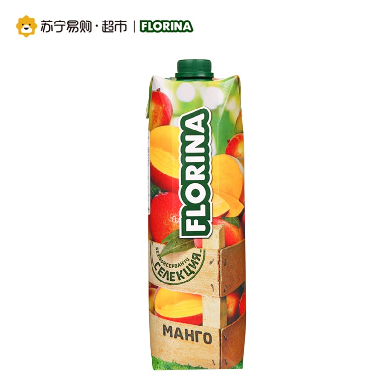 保加利亚进口 飞那 FLORINA 芒果汁饮料 1L