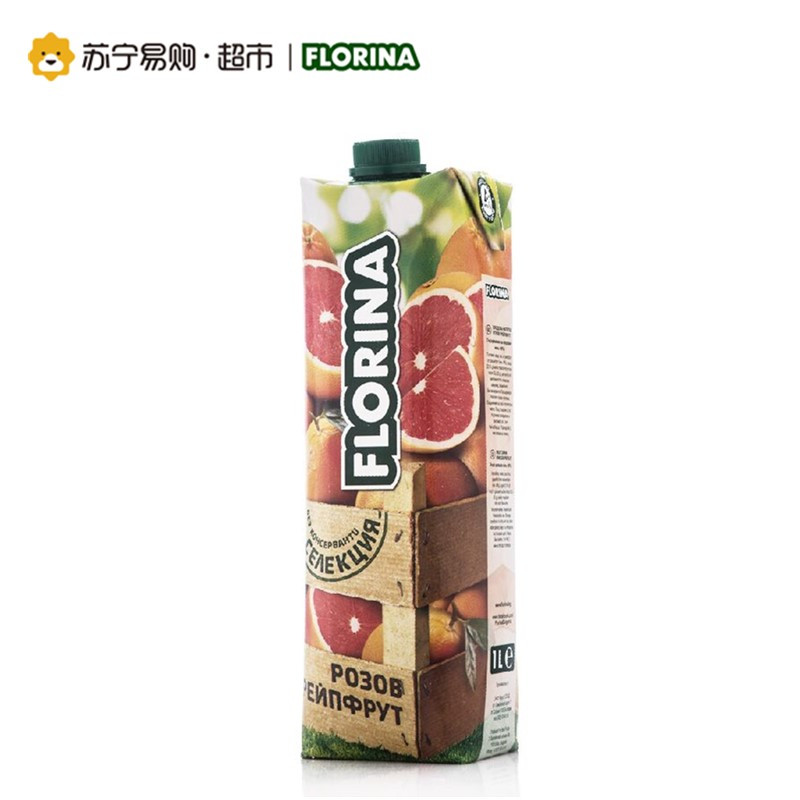 飞那粉红葡萄柚汁饮料 1L