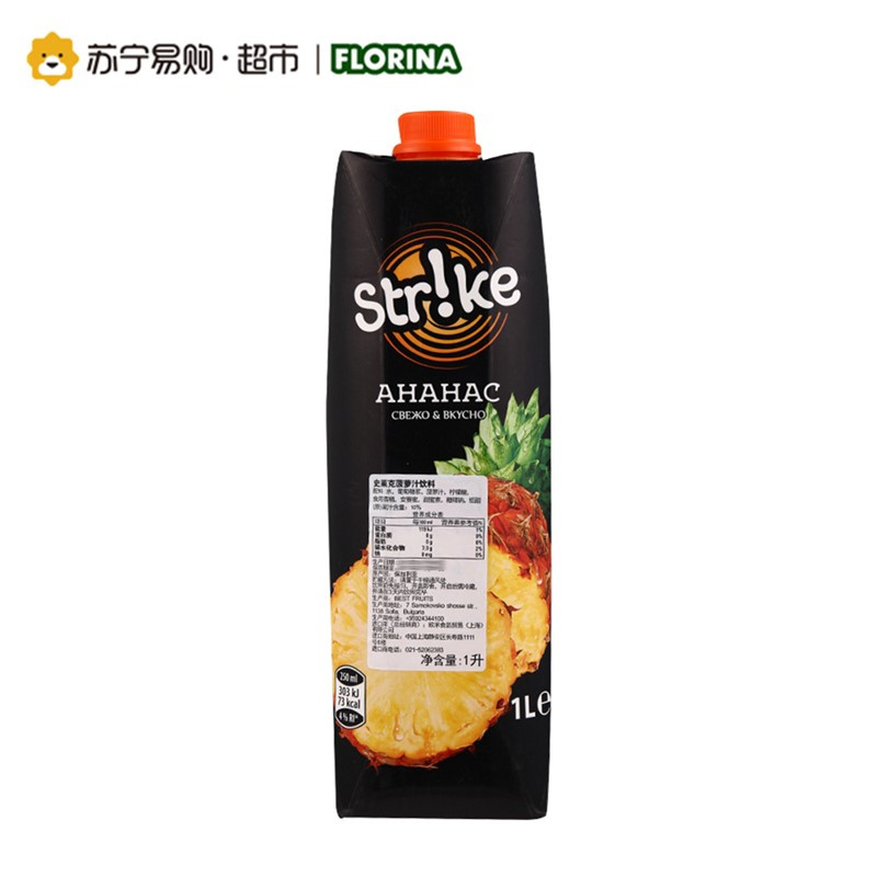 史莱克菠萝汁饮料 1L
