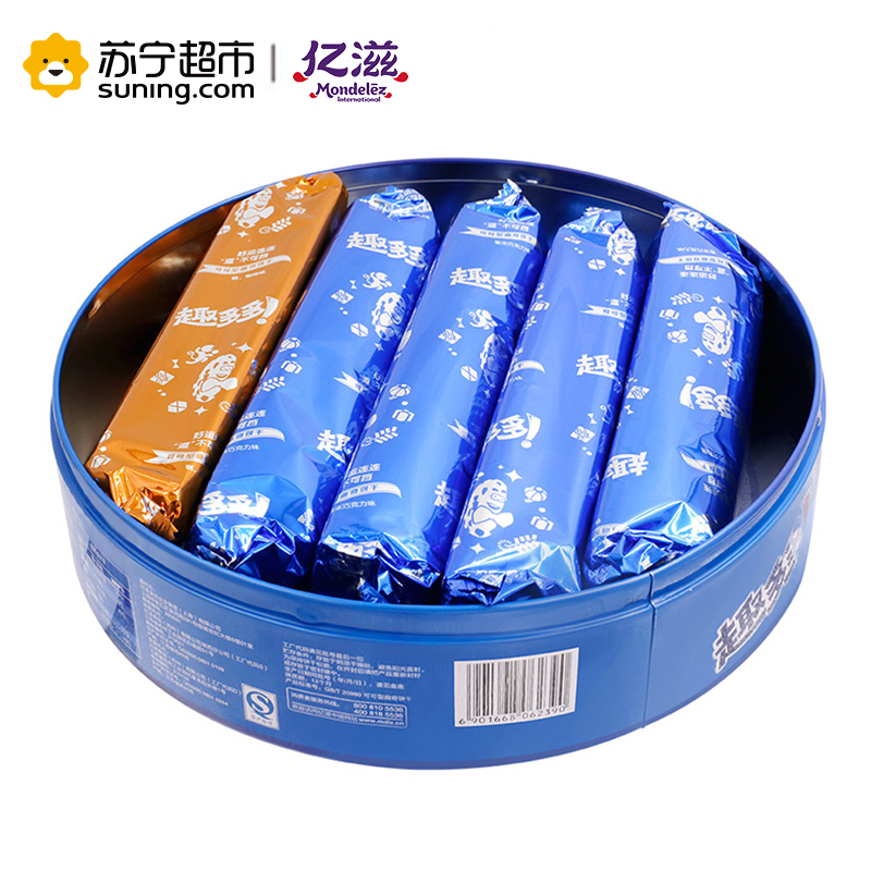 趣多多礼盒475克(香浓巧克力味95克*4+啊,咖啡味95克*1)