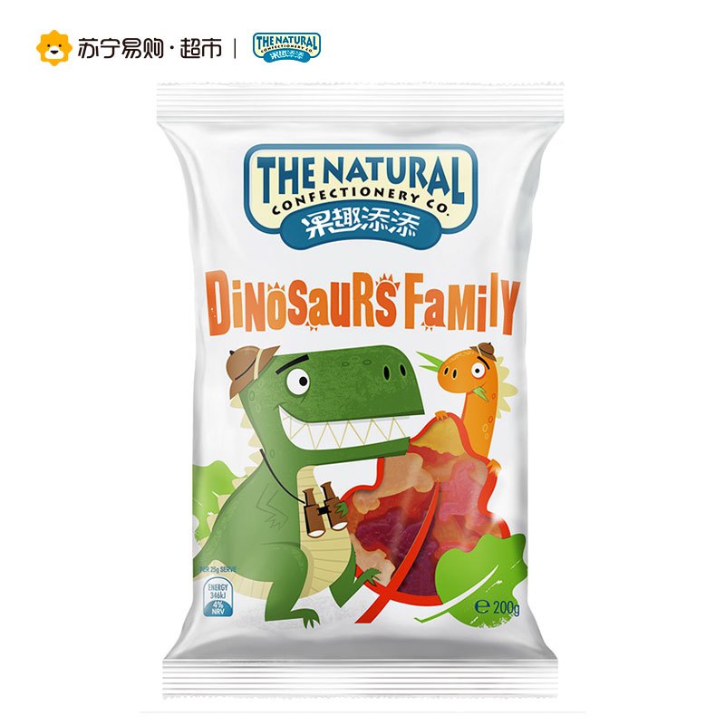 TNCC果趣添添 软糖-恐龙探险家系列 200g/袋