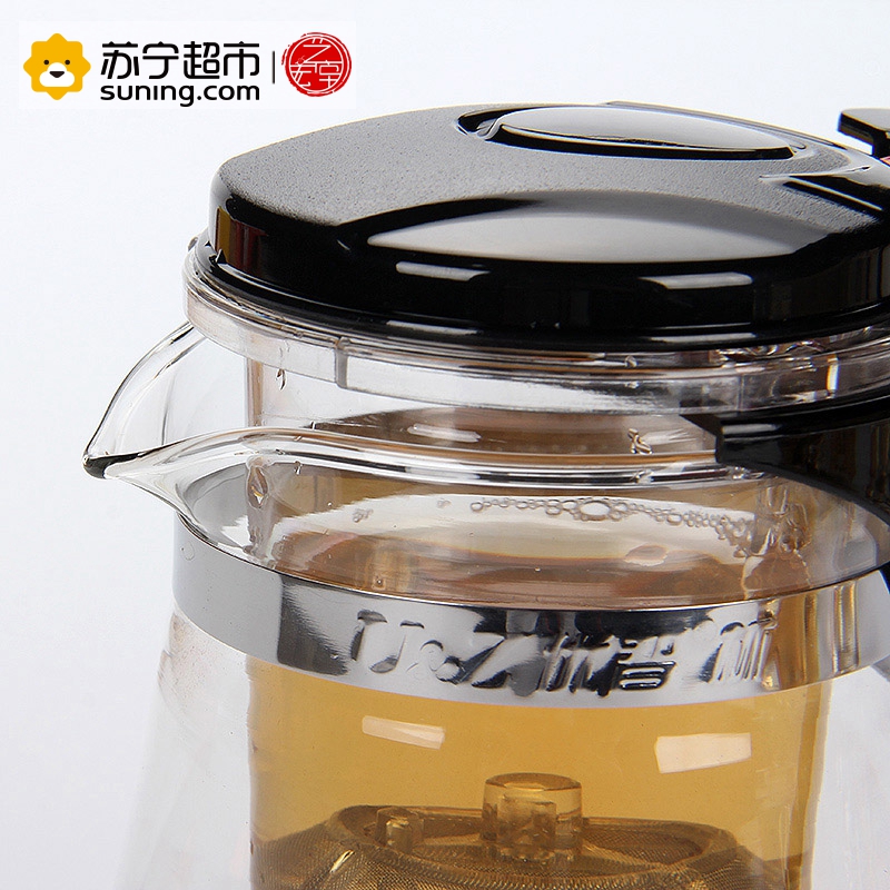 艺宏堂优智杯茶具飘逸杯 艺宏堂 耐高温玻璃茶具花茶壶D2-500ml单壶