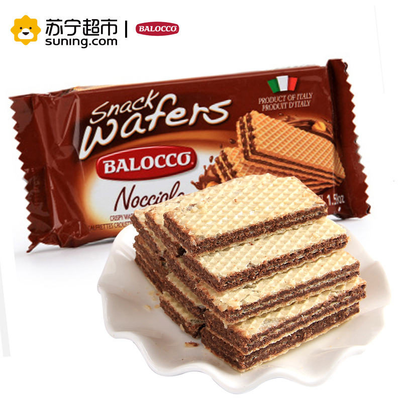 百乐可榛子味威化饼干45g