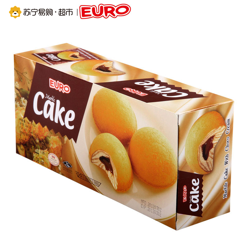 欧乐牌 巧克力味奶油蛋糕144g 泰国进口