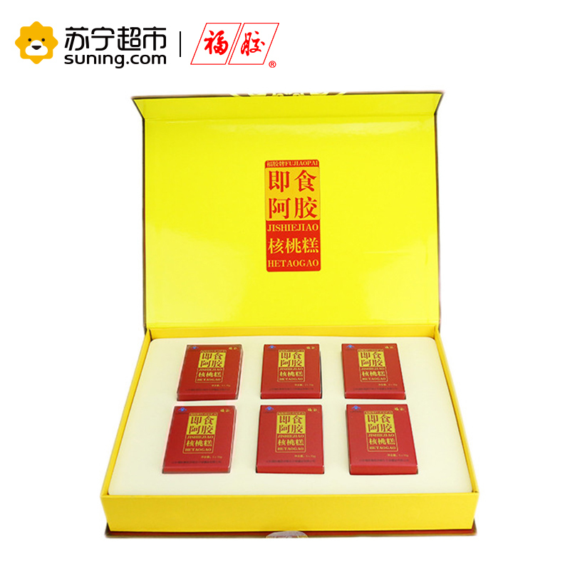 福胶阿胶核桃糕6盒 高档礼盒装(健字号)450g