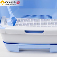 爱丽思(IRIS) 防臭猫砂盆 宠物厕所 双层全封闭TIO-530FT 屹耳