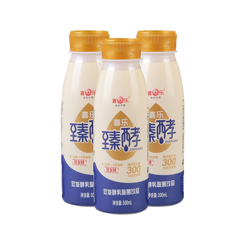 喜乐臻酵双发酵乳酸菌饮品300ml*12
