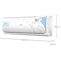 统帅(Leader)大1匹 智能 自清洁 机器猫变频 家用空调 KFR-26GW/10FDA23ATU1
